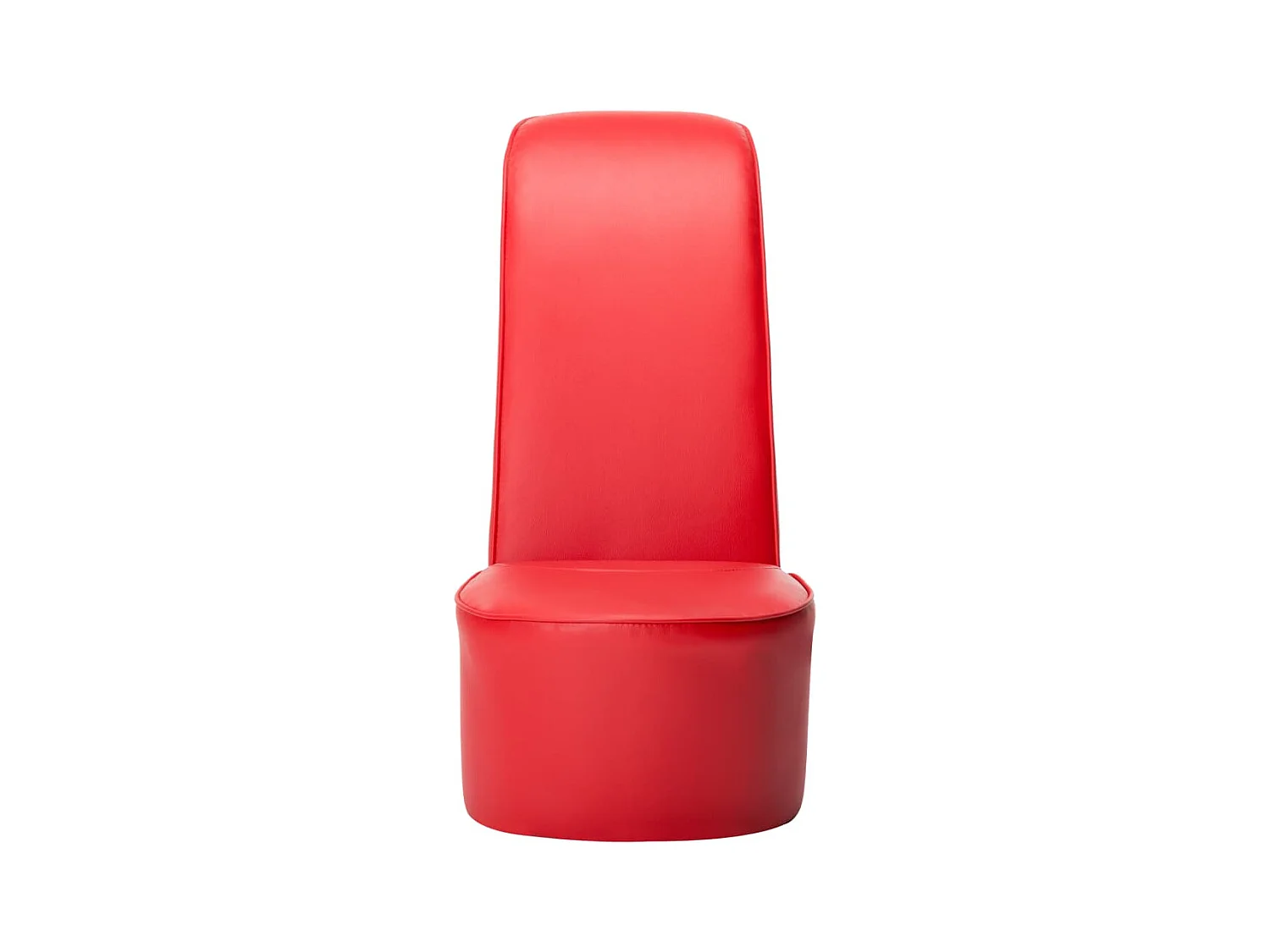 Chaise en forme de chaussure à talon haut Rouge Similicuir SEF85170