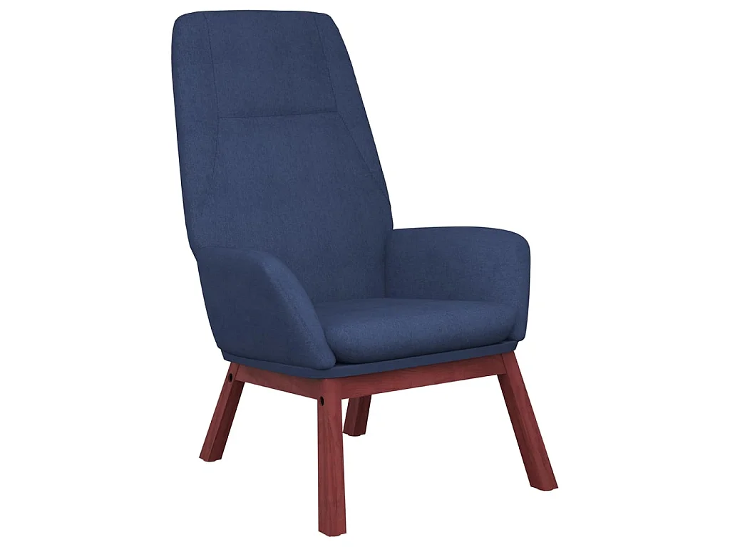 Chaise de relaxation Bleu Tissu SEF88972