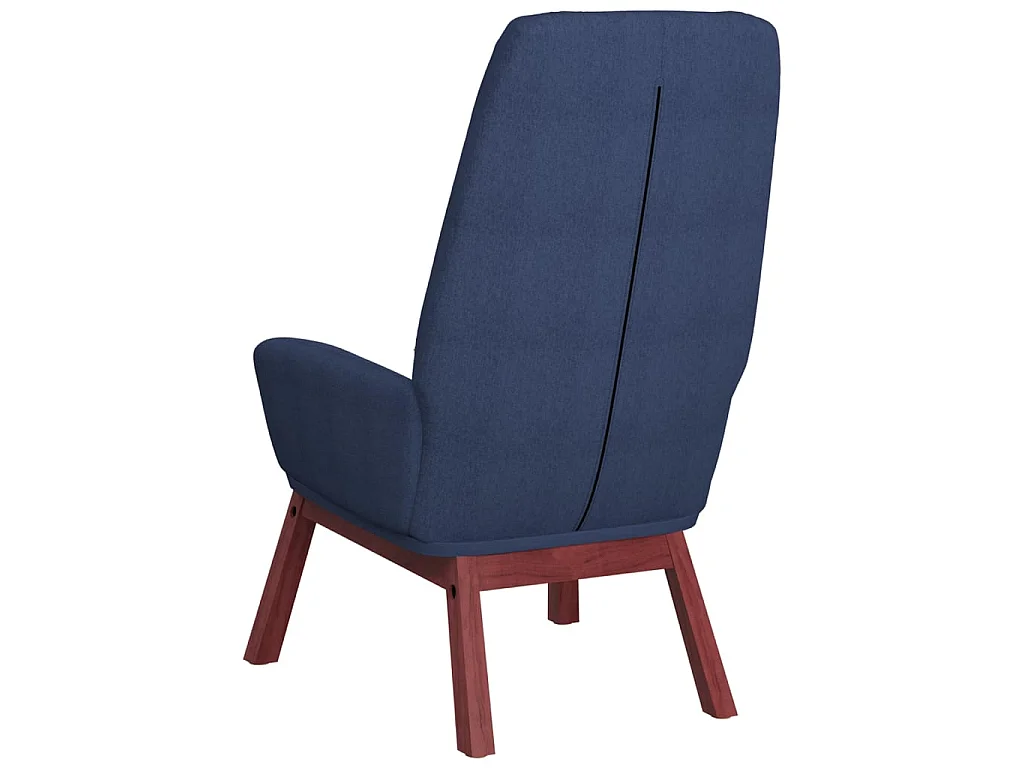 Chaise de relaxation Bleu Tissu SEF88972