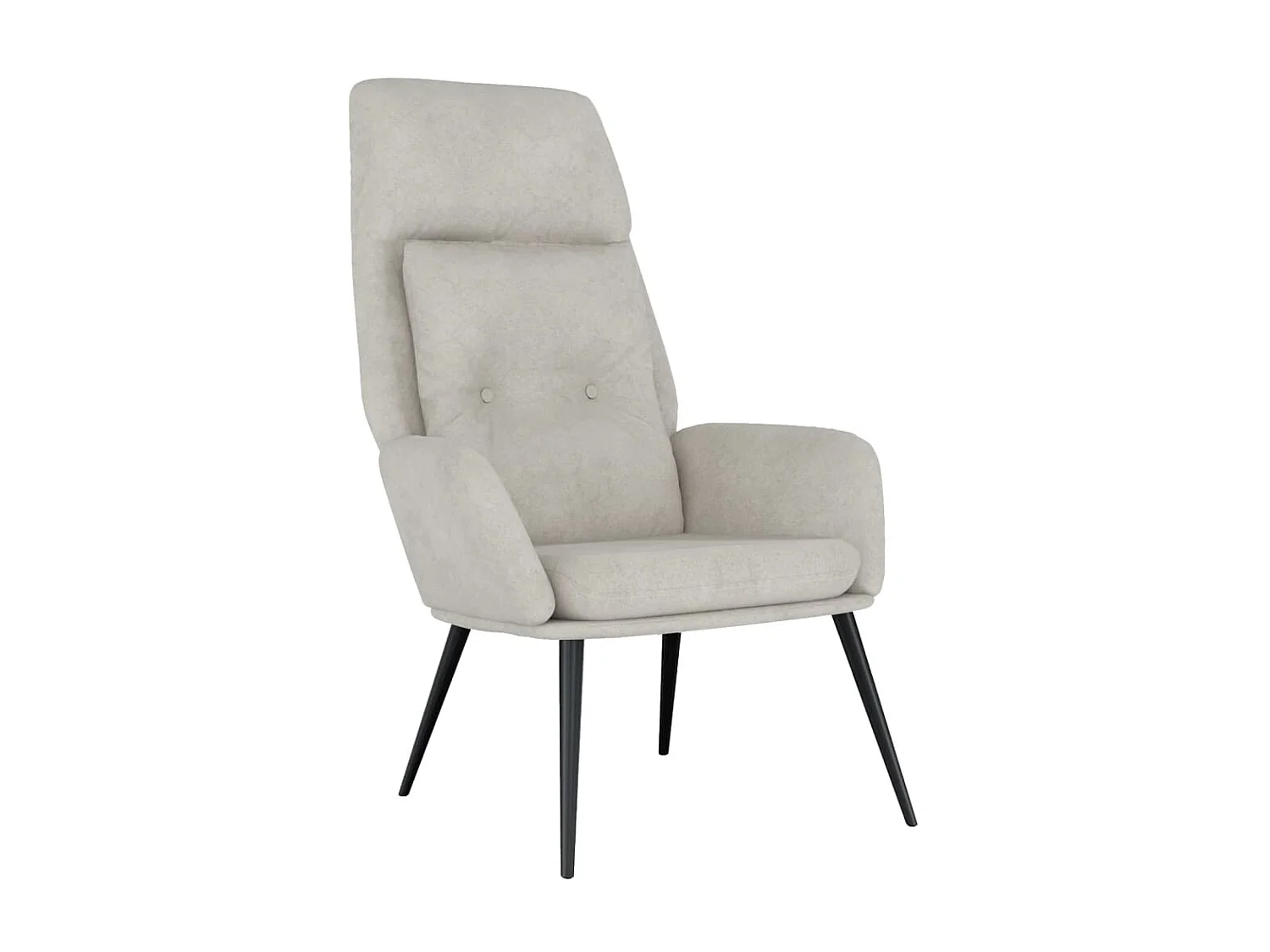 Chaise de relaxation Gris clair Similicuir daim SEF82703