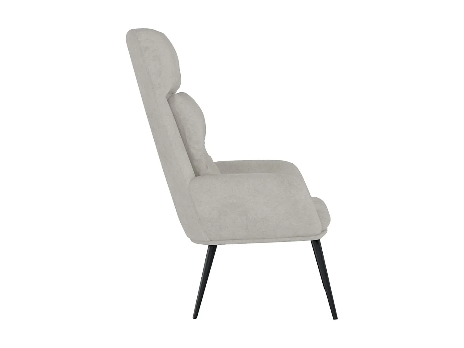 Chaise de relaxation Gris clair Similicuir daim SEF82703