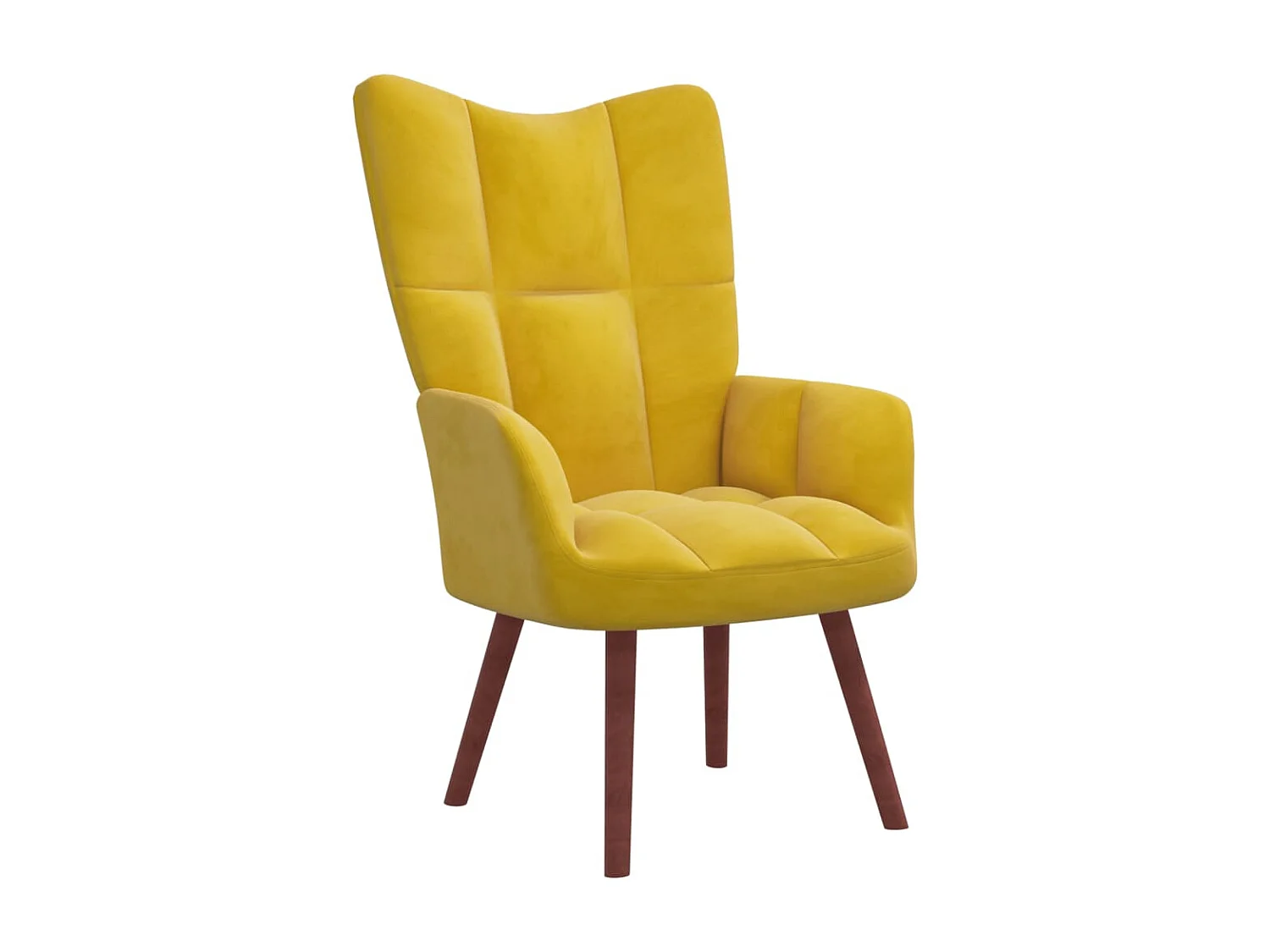 Relaxsessel | Fernsehsessel Senfgelb Samt -gkd402338