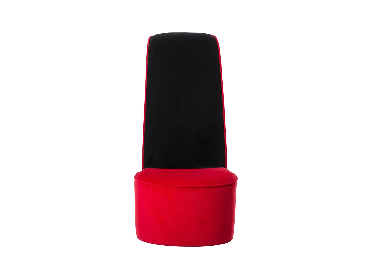Chaise en forme de talon haut Rouge Velours SEF98022