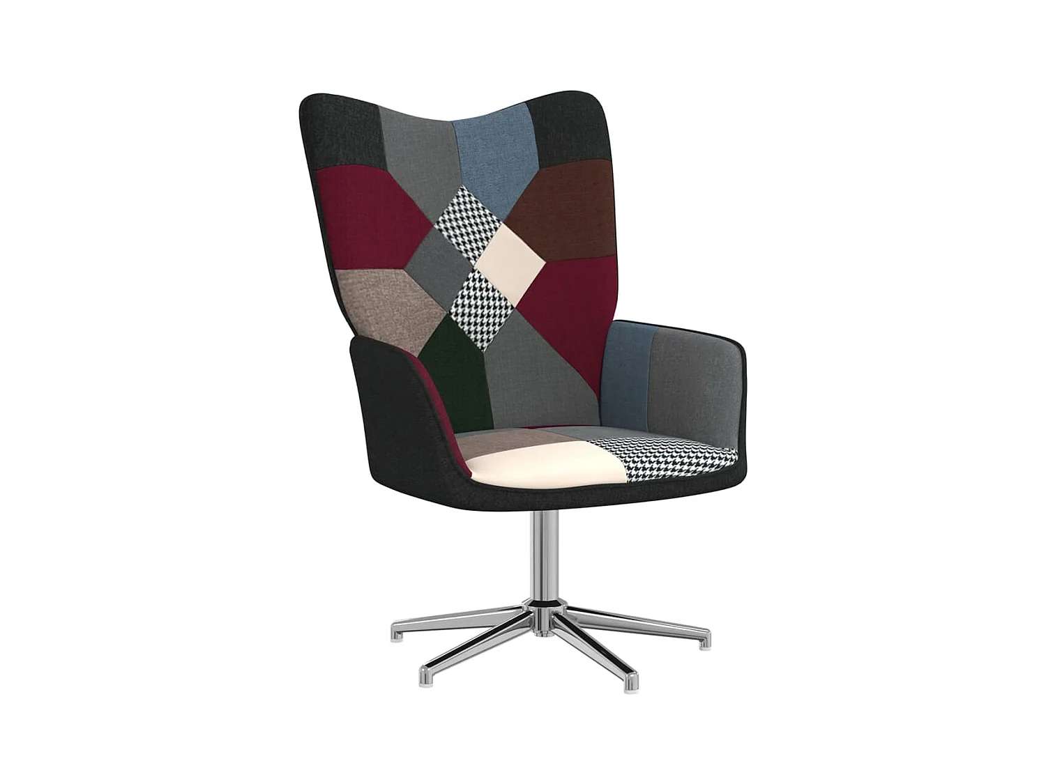 Chaise de relaxation Patchwork Tissu SEF15951