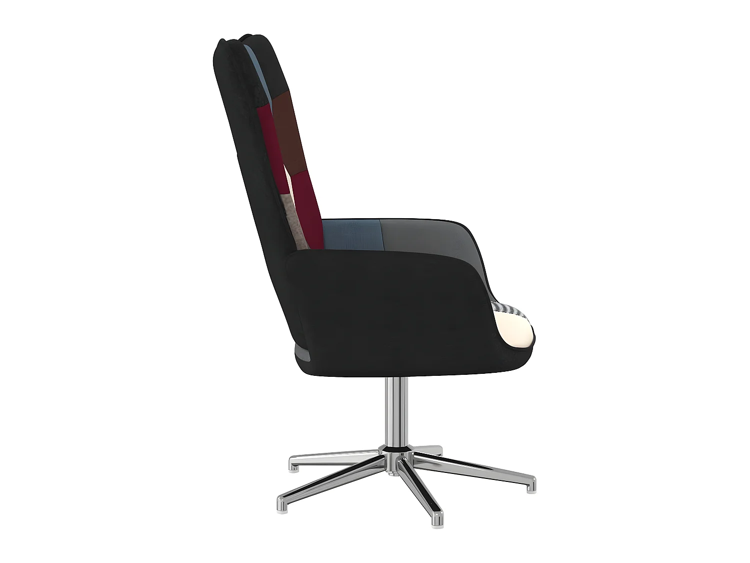 Silla de relajación de tela patchwork ES68020