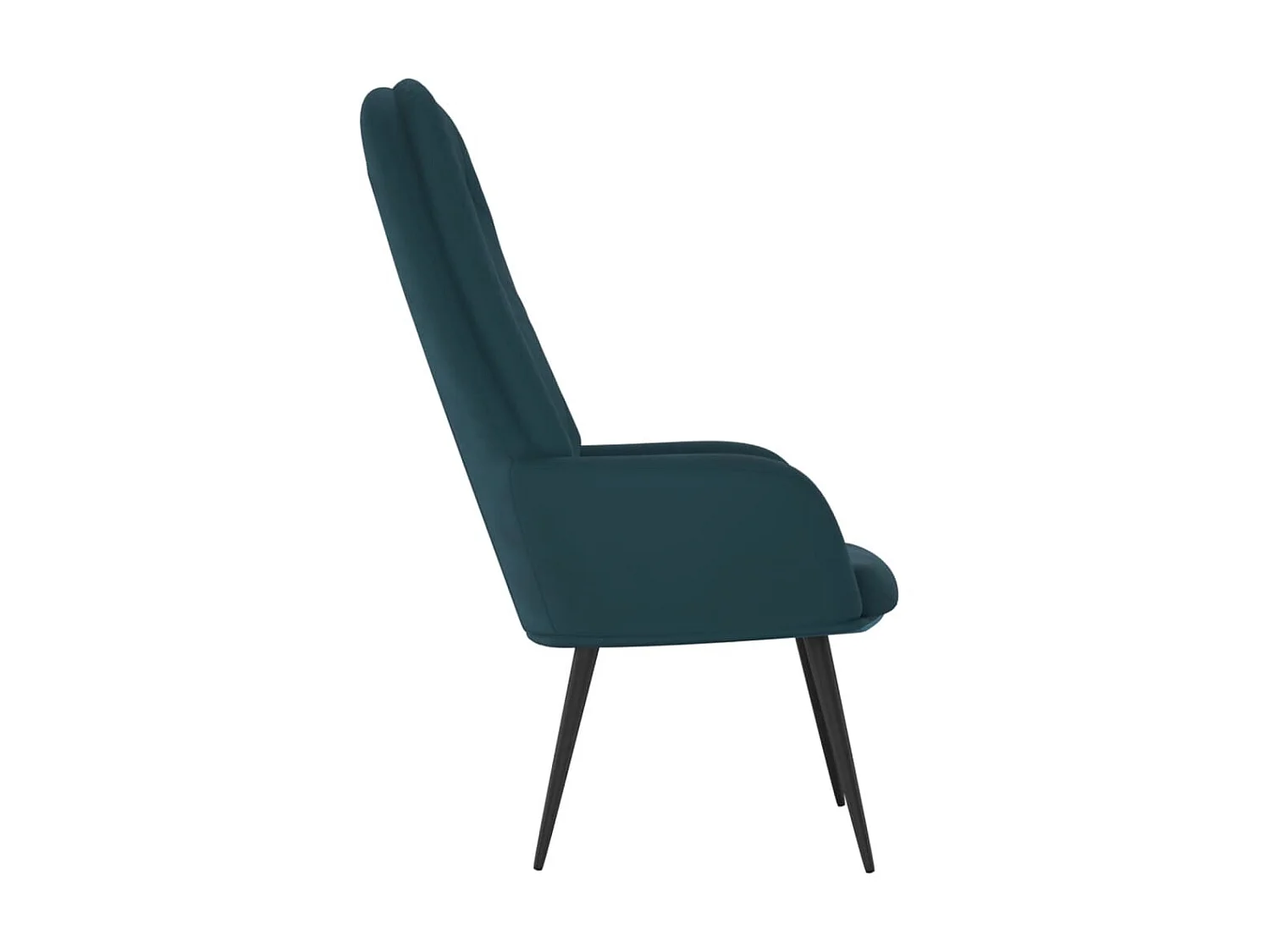 Relaxsessel | Fernsehsessel Blau Samt -gkd531287