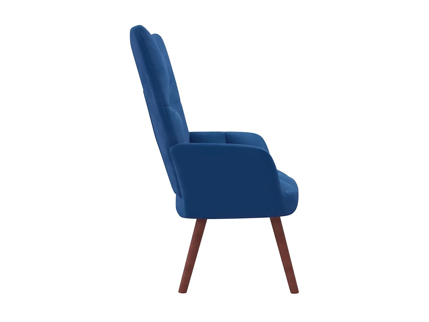 Relaxsessel | Fernsehsessel Blau Samt -gkd838526