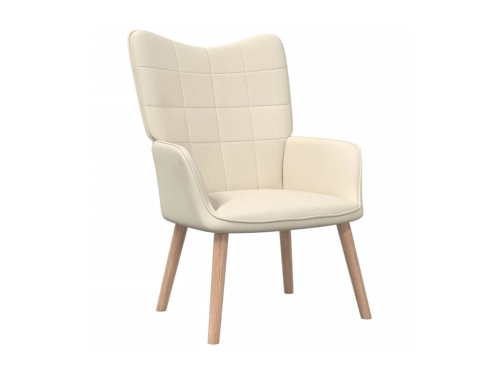 Chaise de relaxation Crème Tissu SEF53040