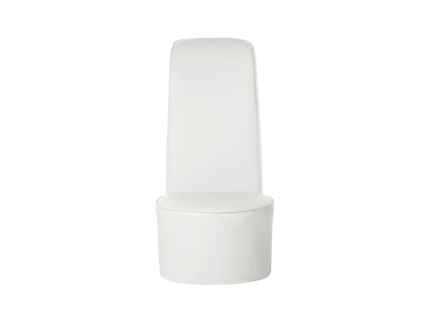 Chaise en forme de chaussure à talon haut Blanc Similicuir SEF48069
