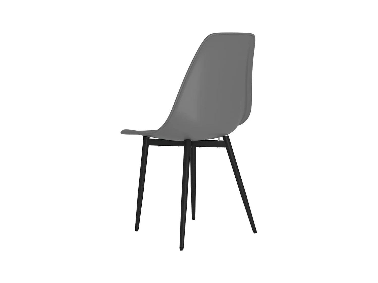 2er-set-Stühle| Esszimmerstühle Grau PP -gkd908677
