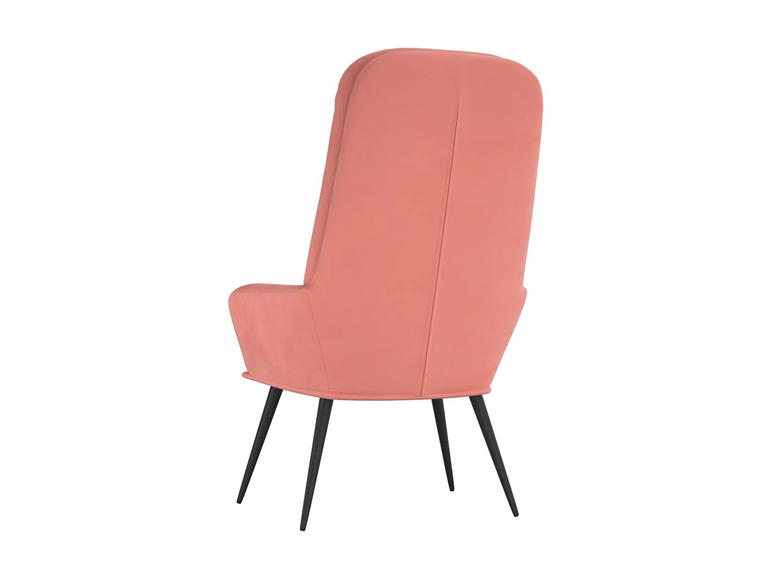 Chaise de relaxation Rose Velours SEF63383