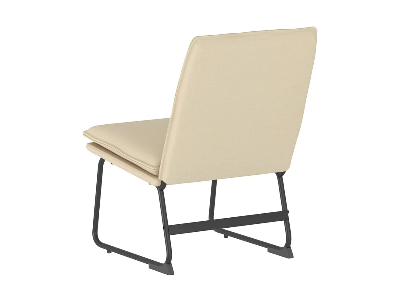 Chaise longue Crème 52x75x76 cm Tissu SEF59893