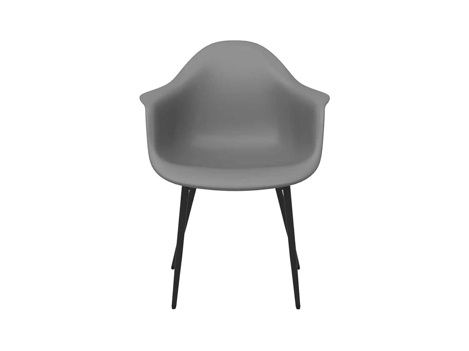 2er-set-Stühle| Esszimmerstühle Grau PP -gkd948347