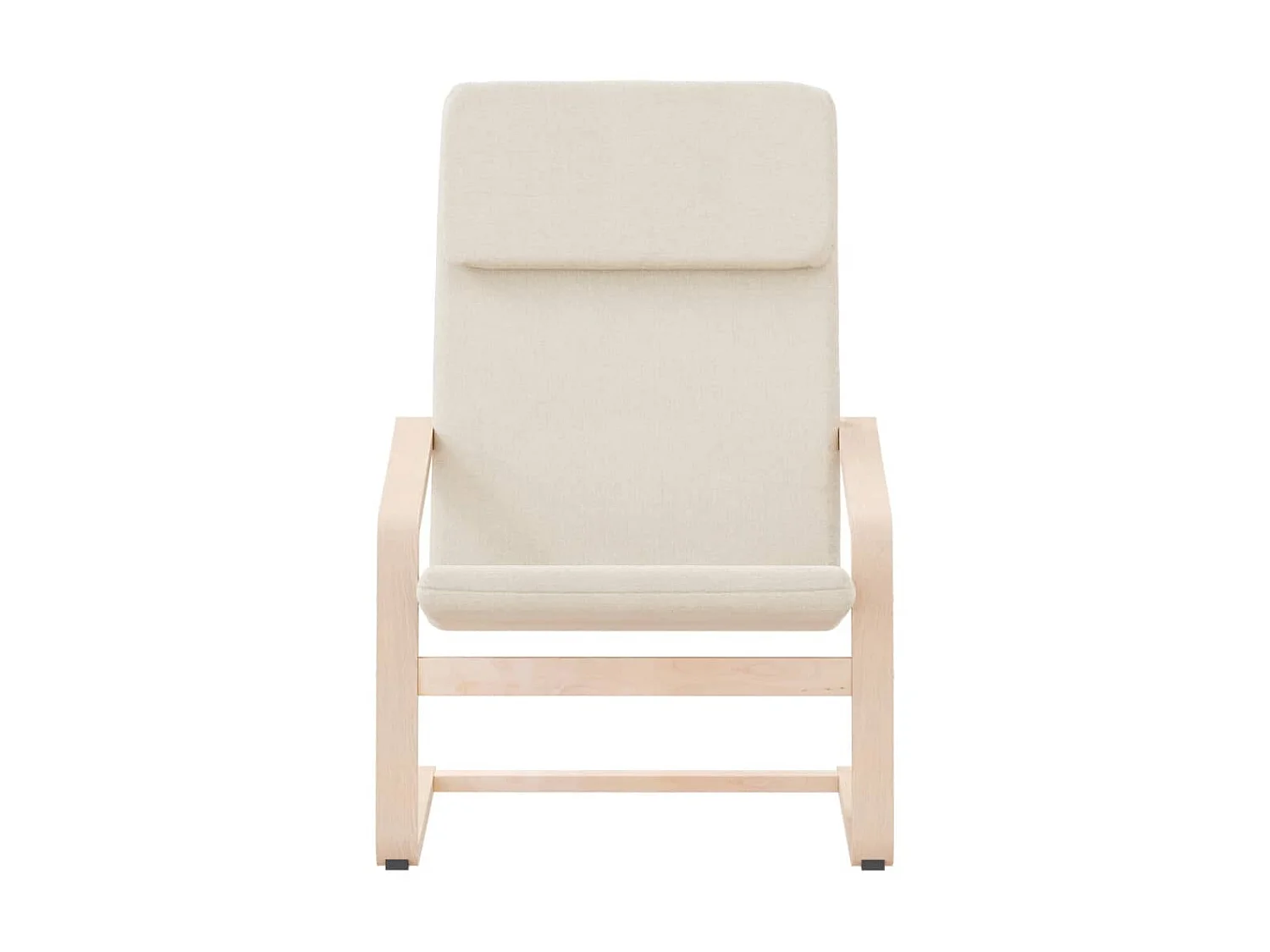 Relaxstoel stof crèmekleurig NL953511