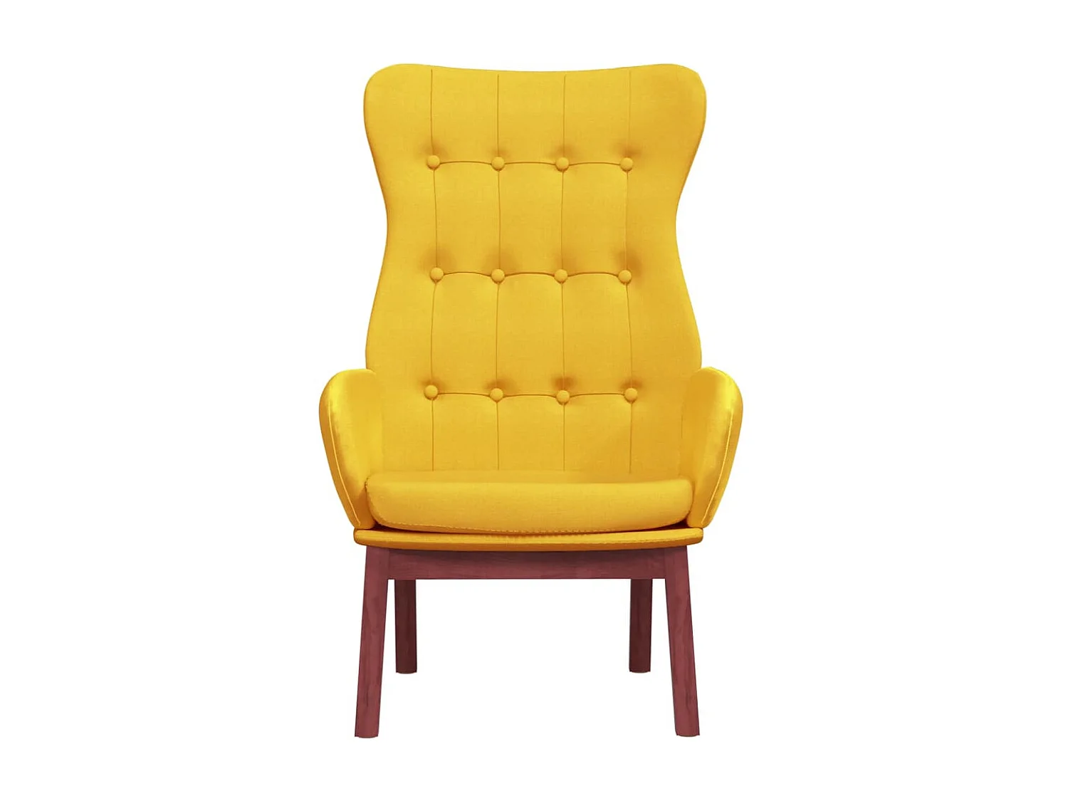 Chaise de relaxation Jaune moutarde Tissu SEF40745