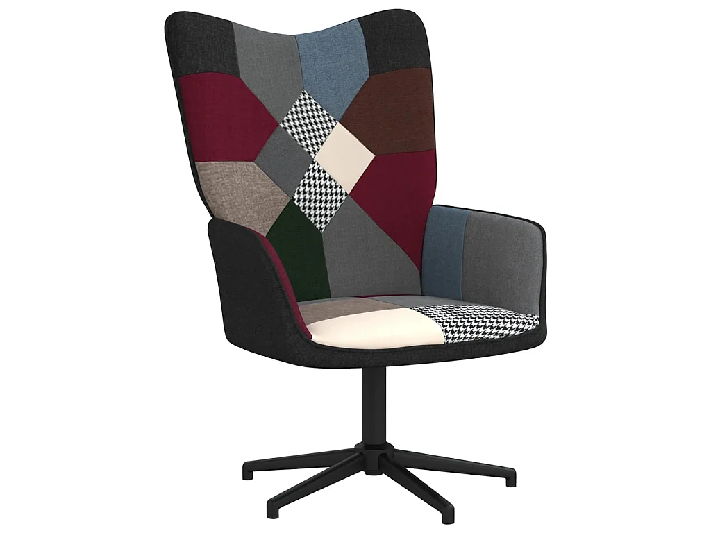 Chaise de relaxation Patchwork Tissu SEF15405