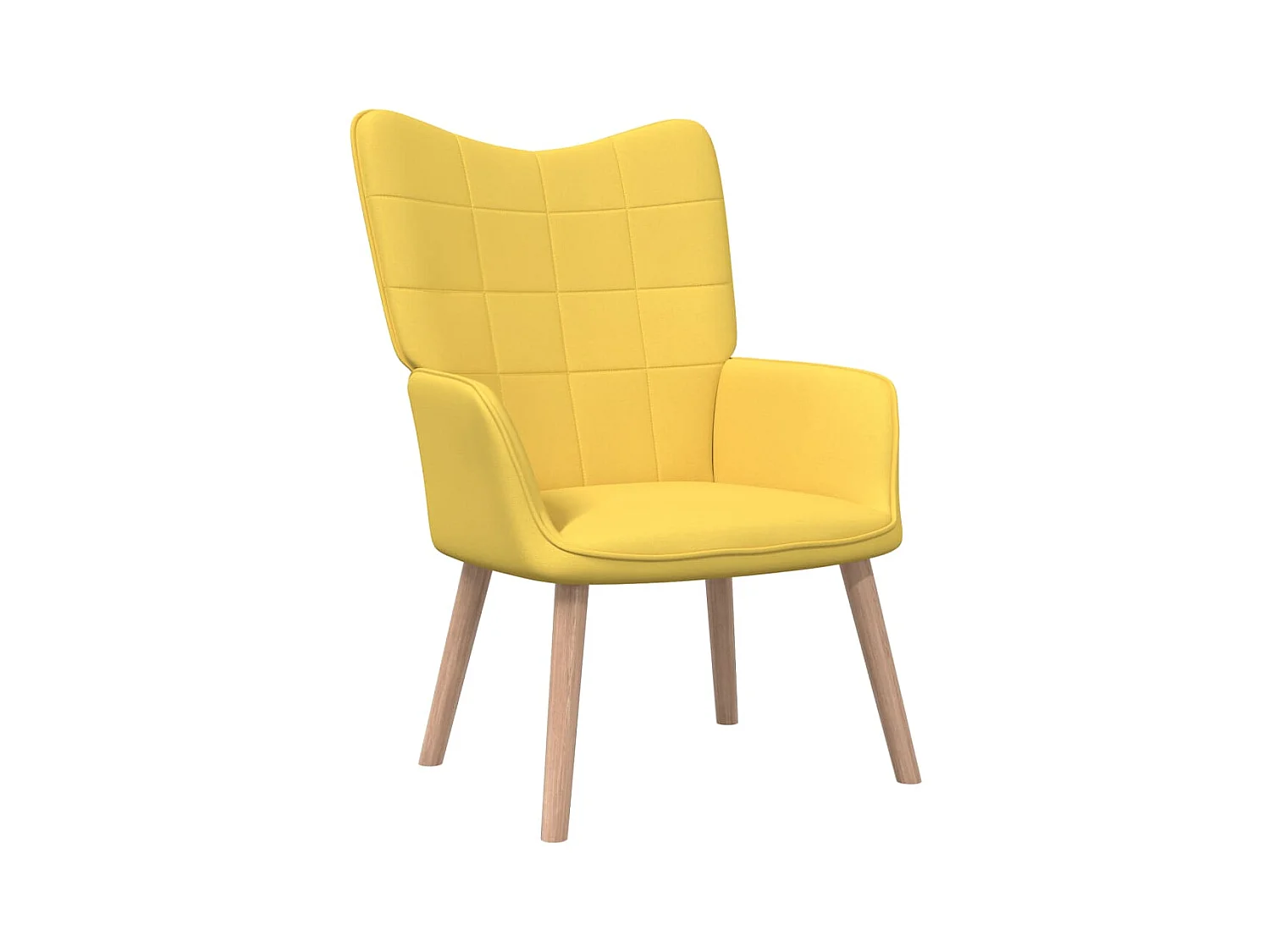 Chaise de relaxation Jaune moutarde Tissu SEF33205