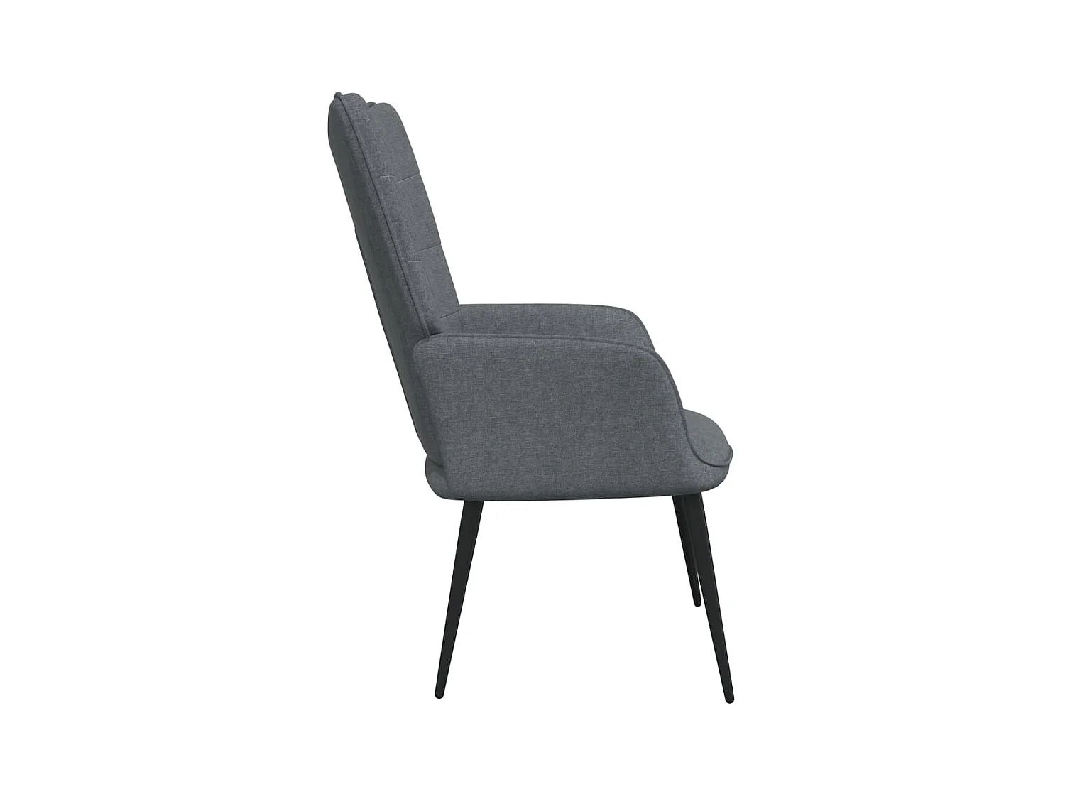 Relaxsessel | Fernsehsessel Dunkelgrau Stoff -gkd862520