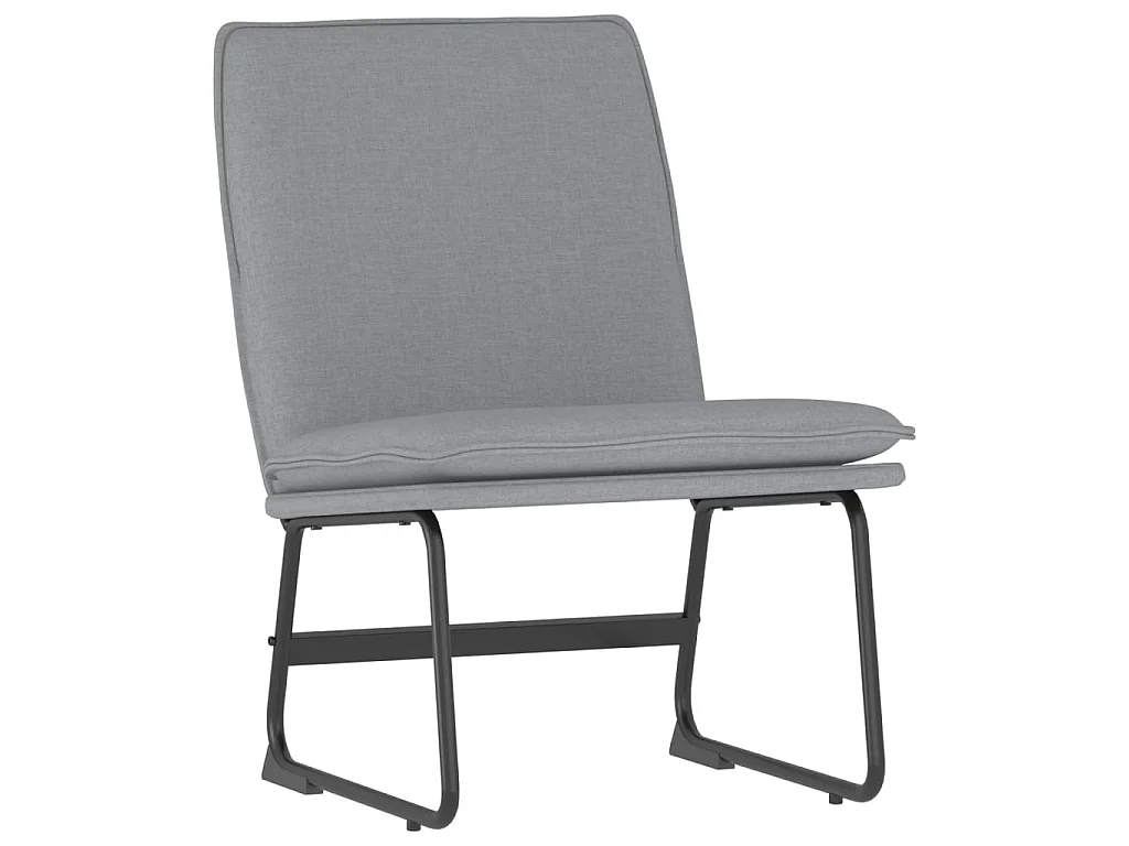 Chaise longue Gris clair 52x75x76 cm Tissu SEF88194