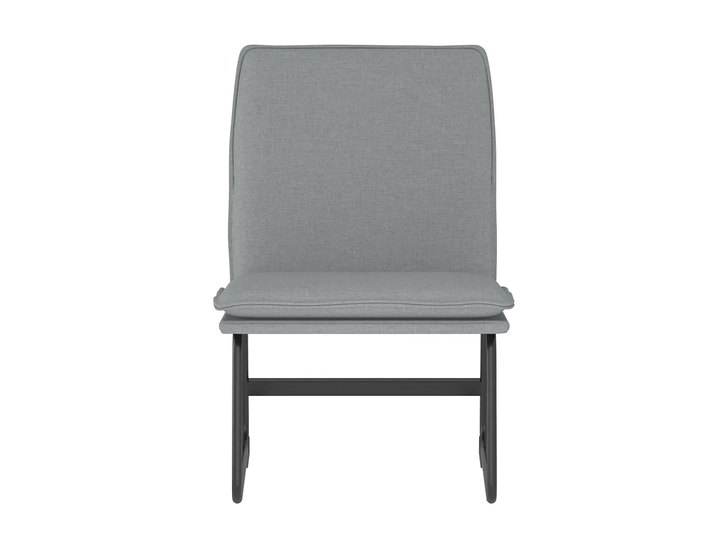 Chaise longue Gris clair 52x75x76 cm Tissu SEF88194