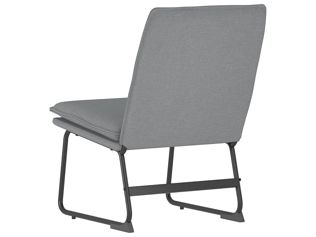 Chaise longue Gris clair 52x75x76 cm Tissu SEF88194