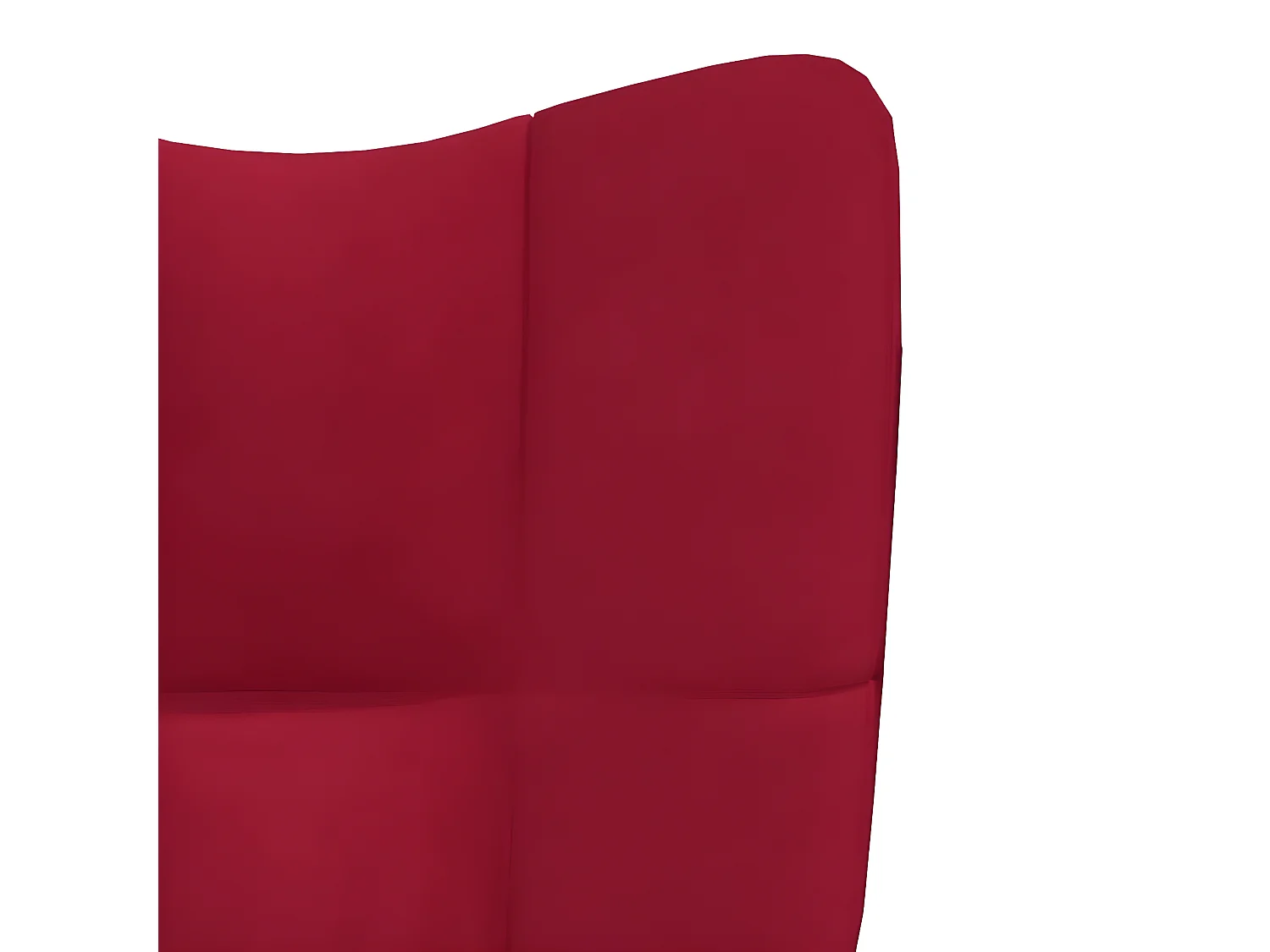 Relaxsessel | Fernsehsessel Weinrot Samt -gkd570860