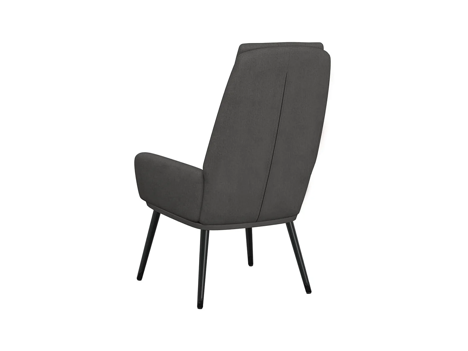 Relaxstoel stof donkergrijs NL322326