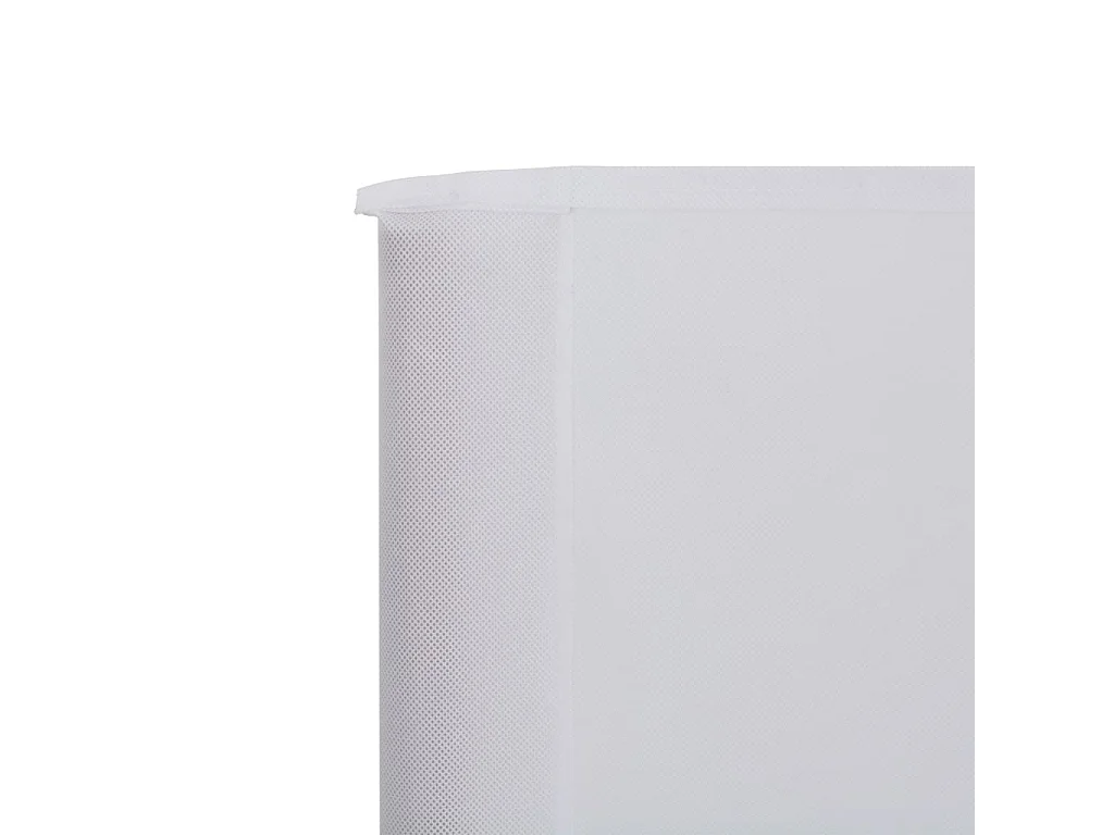 Biombo de 5 paneles tela blanco arena 600x120 cm ES436260