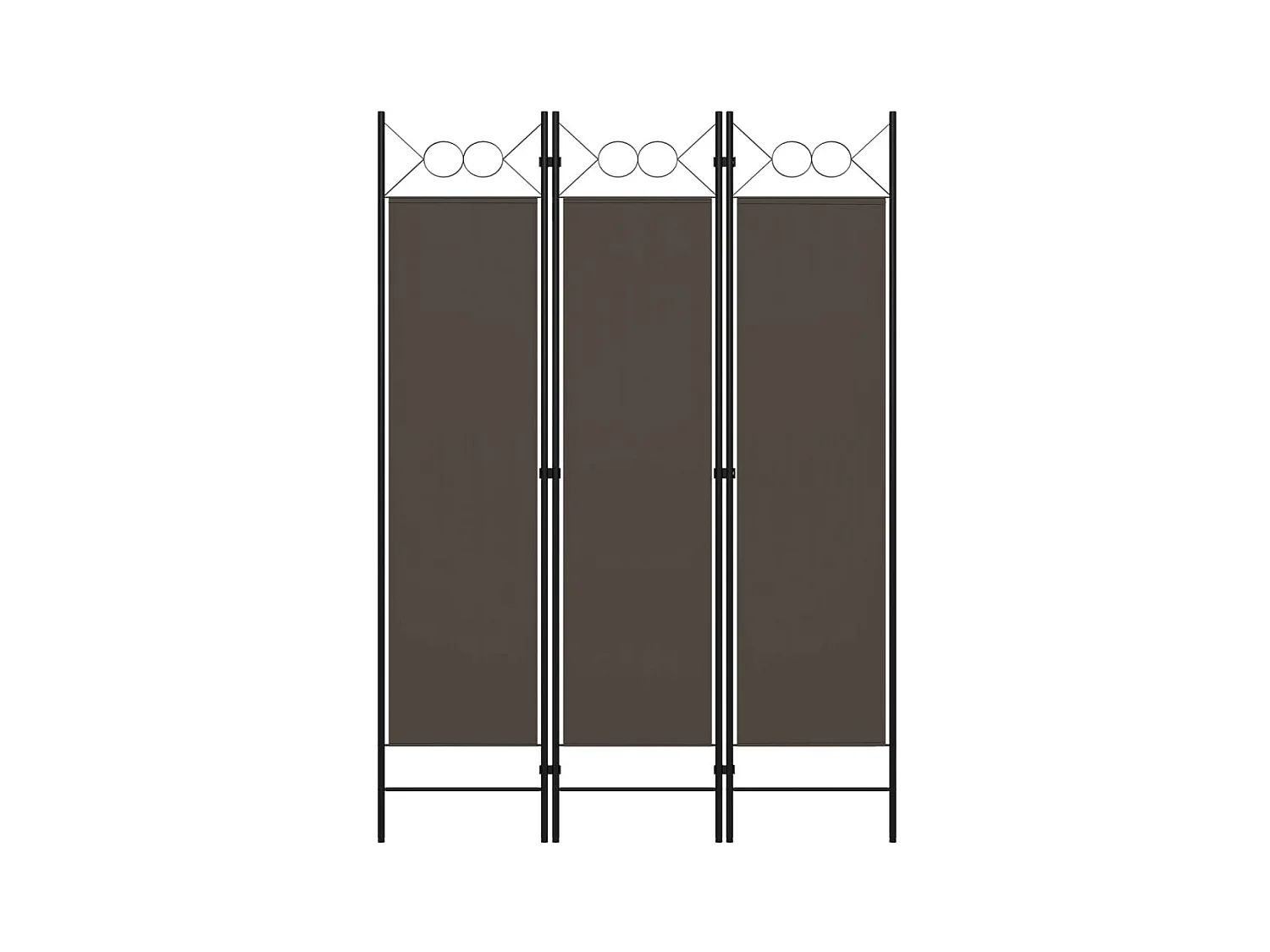 Paravent 3 panneaux Anthracite 120x180 cm  WVGQ8473
