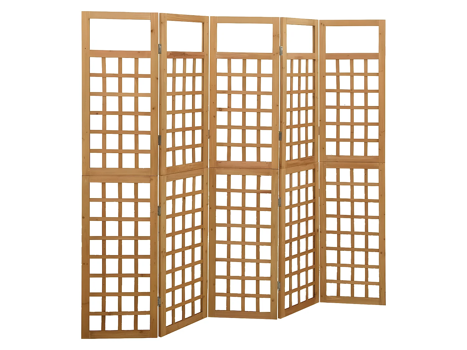 Kamerscherm/trellis met 5 panelen 201,5x180 cm vurenhout NL541416