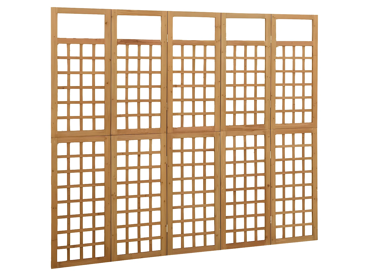 Kamerscherm/trellis met 5 panelen 201,5x180 cm vurenhout NL541416