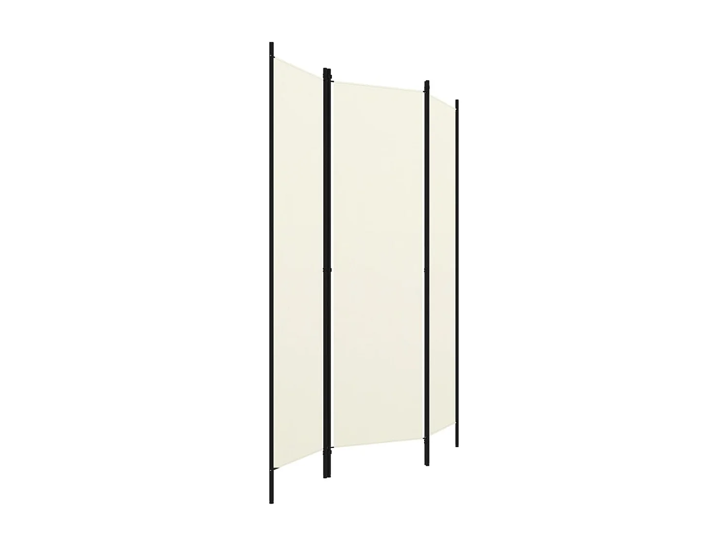 Paravent 3 panneaux Blanc crème 150x180 cm  WVGQ6164