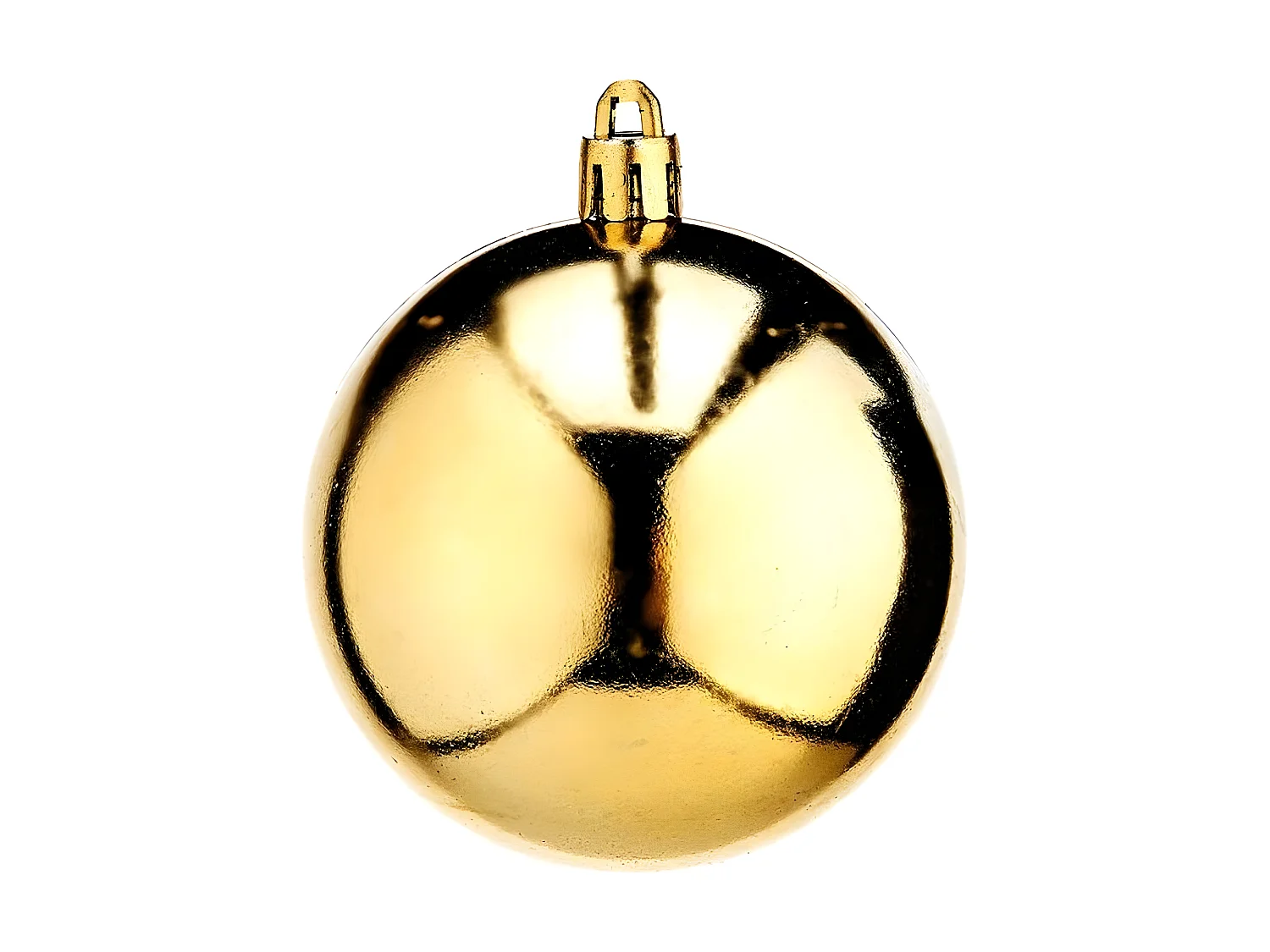 Boules de Noël Ø 7 cm Doré PVC