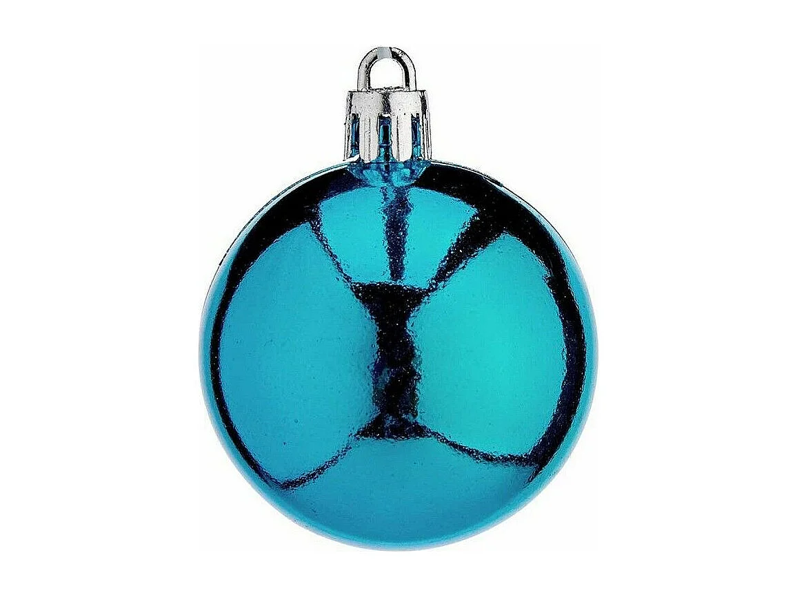 Set di palline di Natale Blu in Plastica 5 x 6 x 5 cm (12 pezzi)