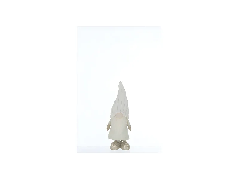 Duende con sombrero de resina multicolor 12x12x38 cm