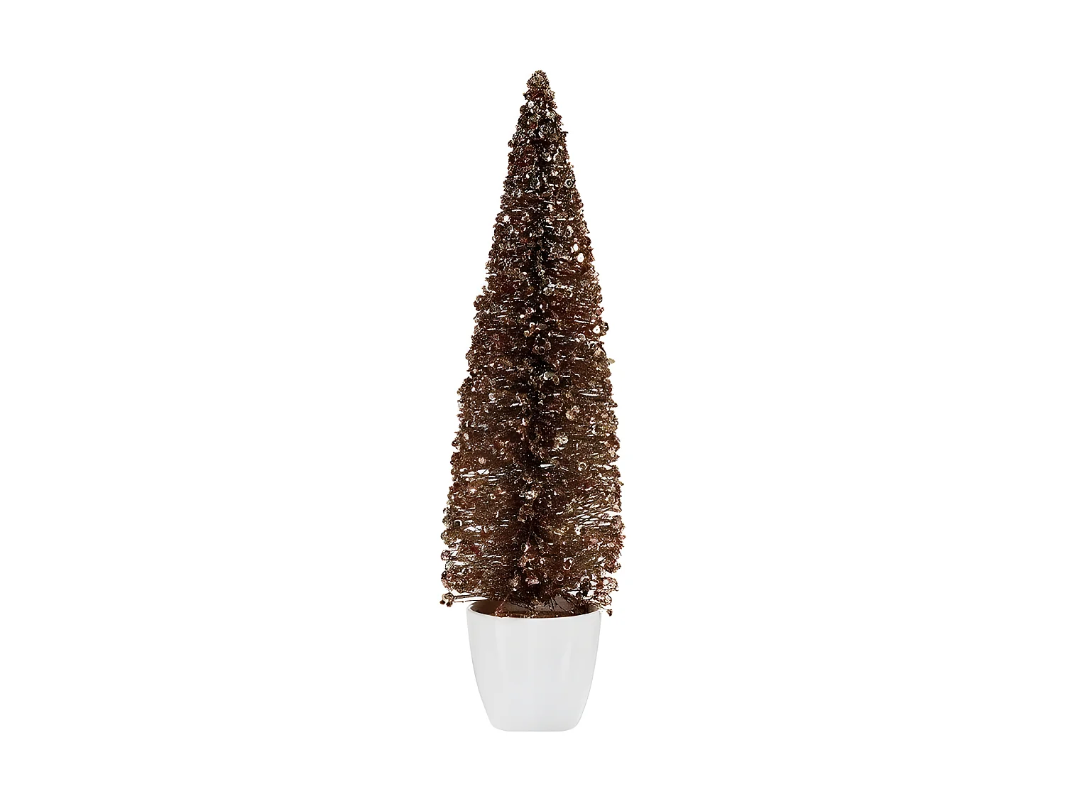 Sapin de Noël Grand 10 x 38 x 10 cm Doré Bronze Plastique