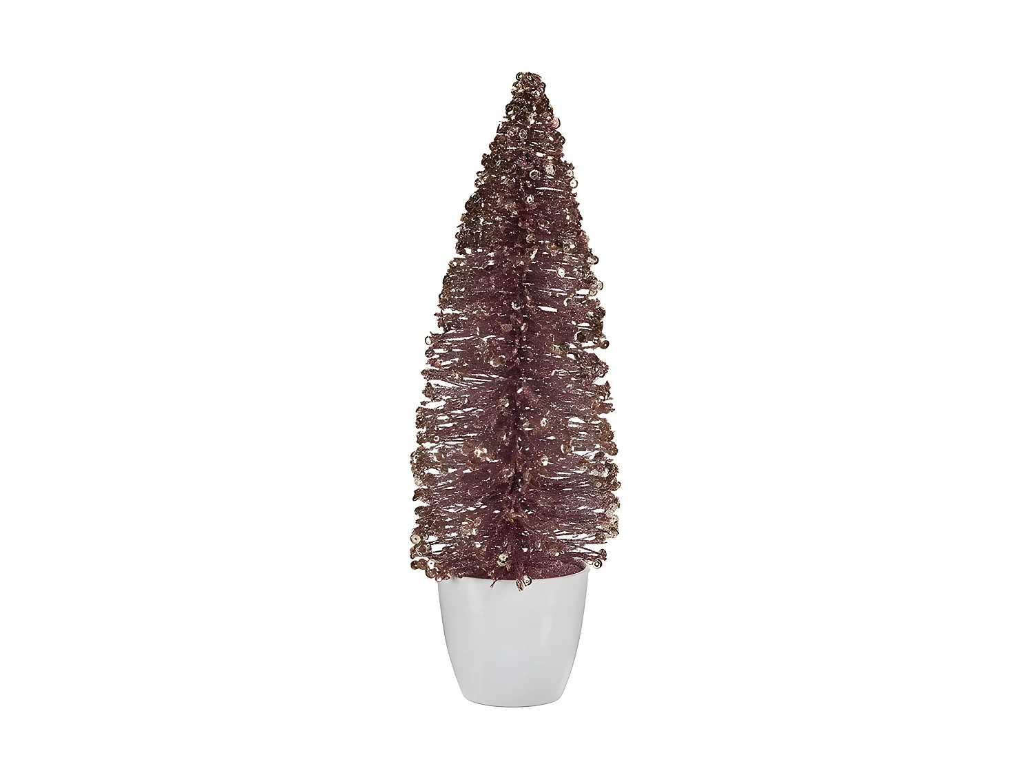 Sapin de Noël Moyen 10 x 33 x 10 cm Rose Doré