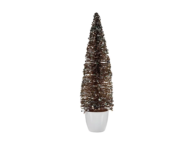 Sapin de Noël Grand 10 x 38 x 10 cm Menthe Plastique champagne