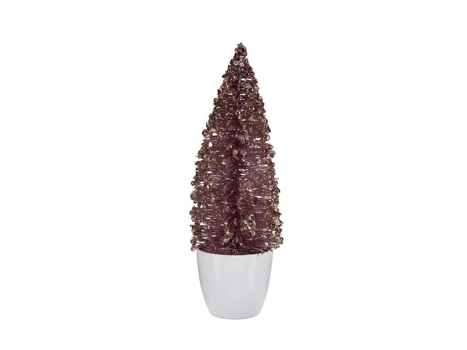 Sapin de Noël Petit Rose Doré Plastique 9 x 28 x 9 cm