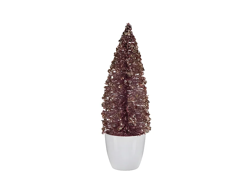 Sapin de Noël Petit Rose Doré Plastique 9 x 28 x 9 cm