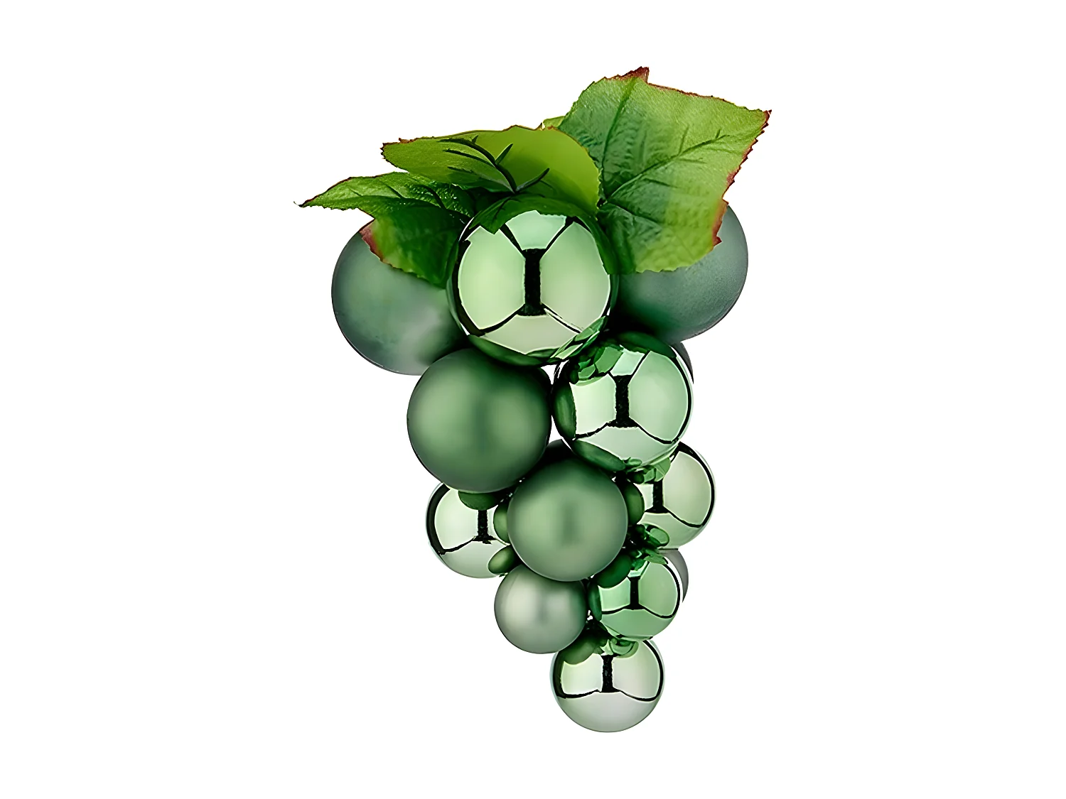 Boules de Noël Moyen Raisins Vert Plastique 19 x 28 x 19 cm