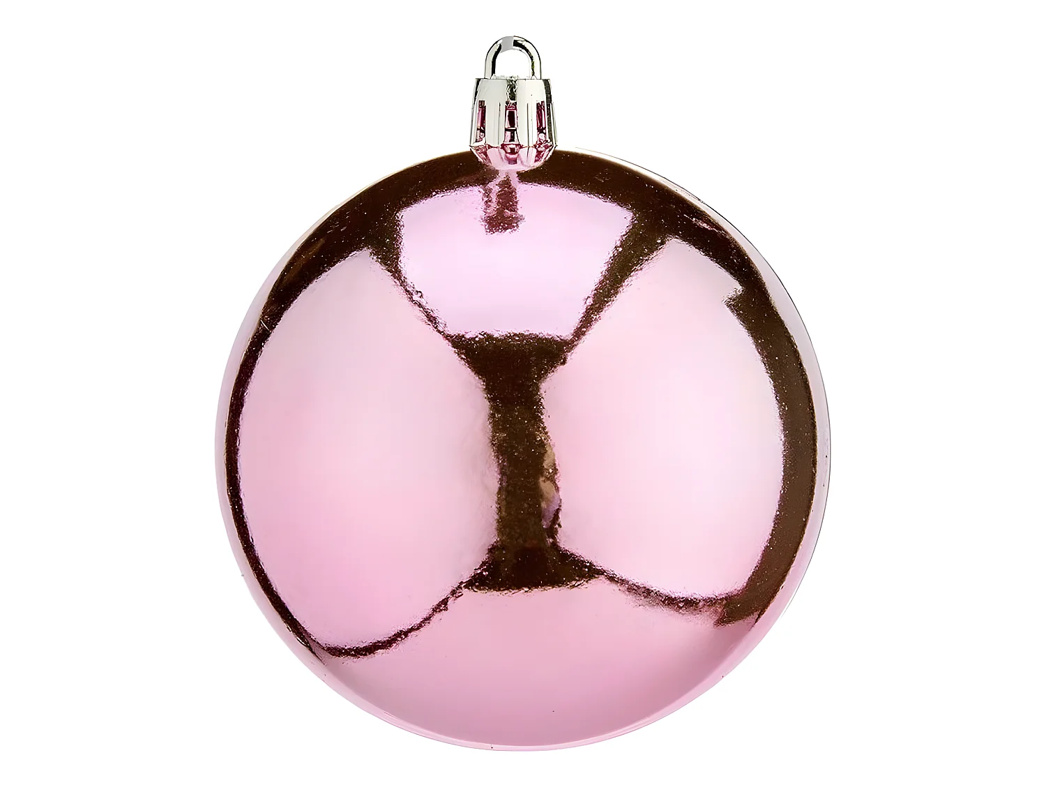 Boules de Noël Ø 8 cm 16 Unités Rose Plastique 8 x 9 x 8 cm