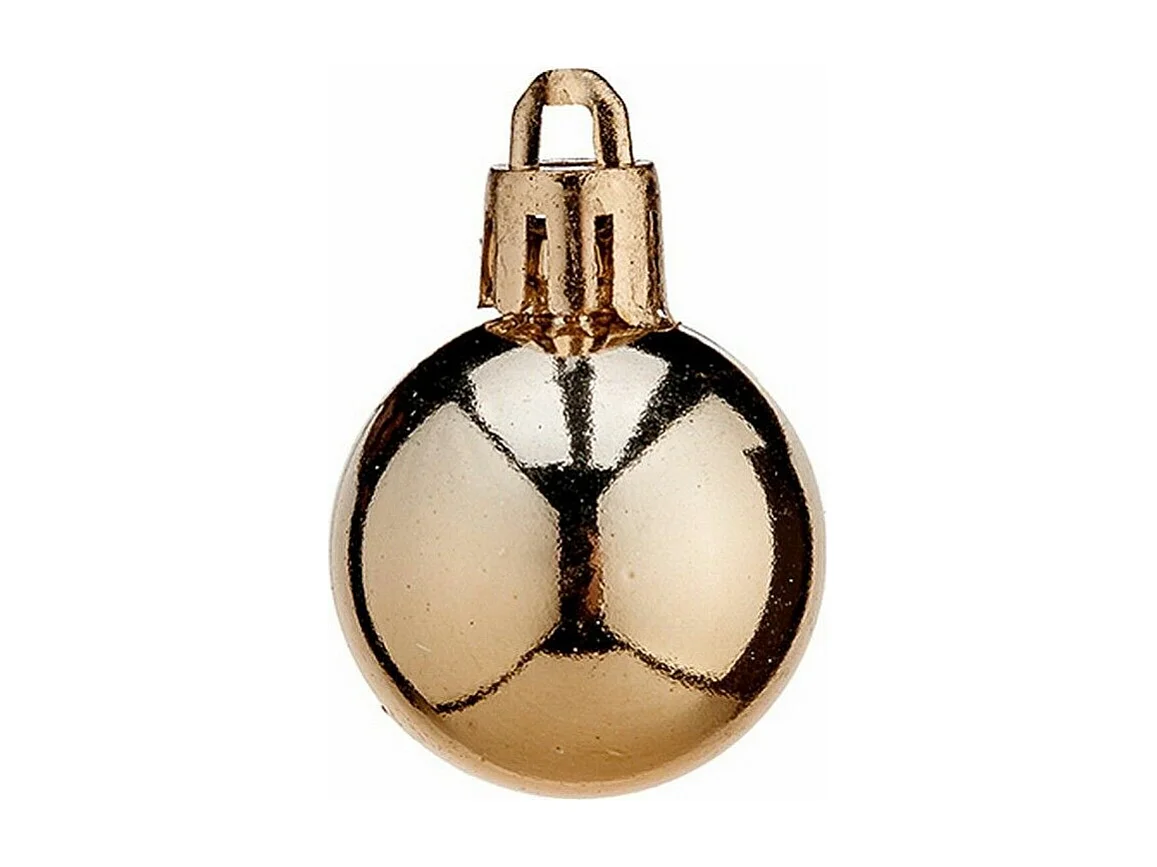 Set di palline di Natale in plastica color rame 3 x 4 x 3 cm (12 pezzi)