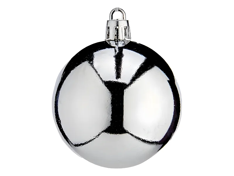 Boules de Noël Ø 6 cm Argenté Plastique