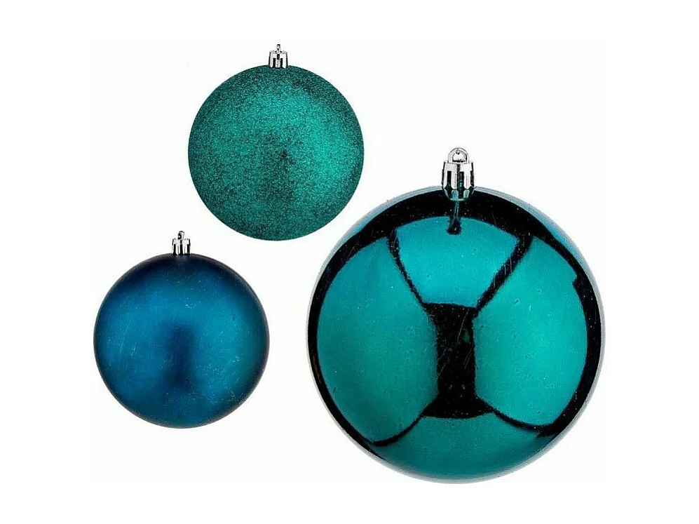 Set di palline di Natale Blu in Plastica 10 x 11 x 10 cm (16 pezzi)