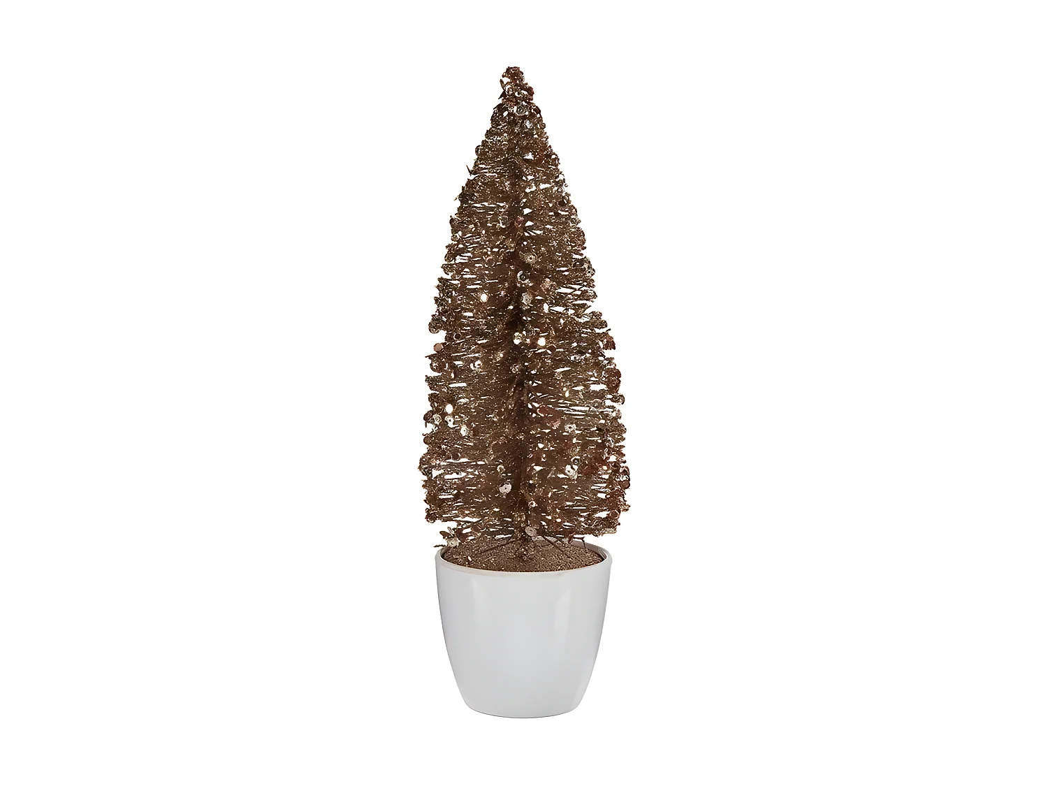 Sapin de Noël Petit Doré Bronze Plastique 9 x 28 x 9 cm