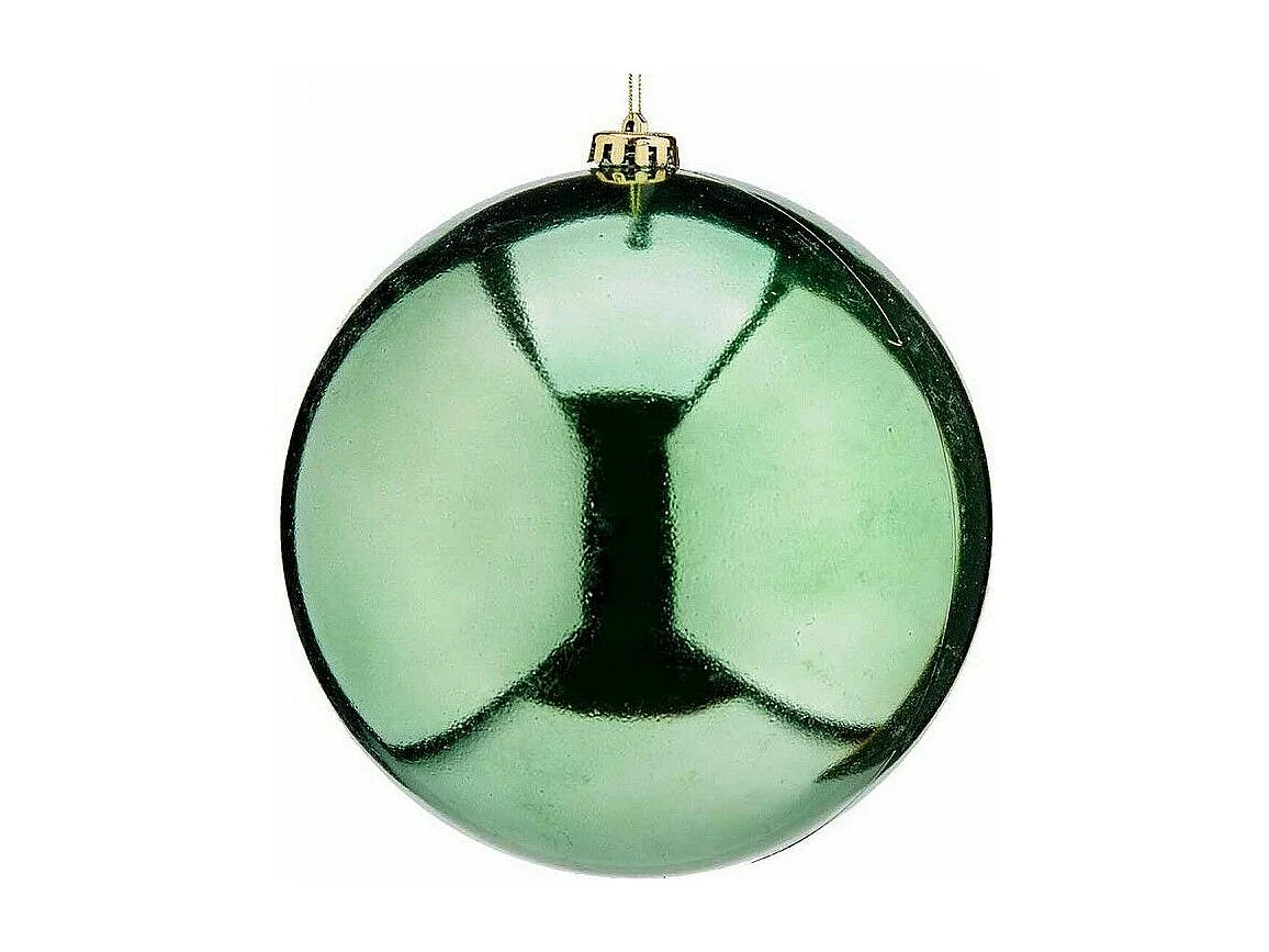 Boule de Noël Vert Plastique 20 x 20 x 20 cm (12 Unités)