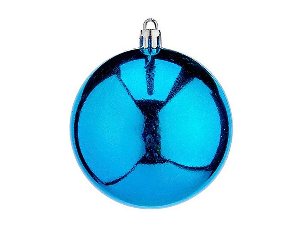 Set di palline di Natale Blu in Plastica 8 x 9 x 8 cm (12 Unità)