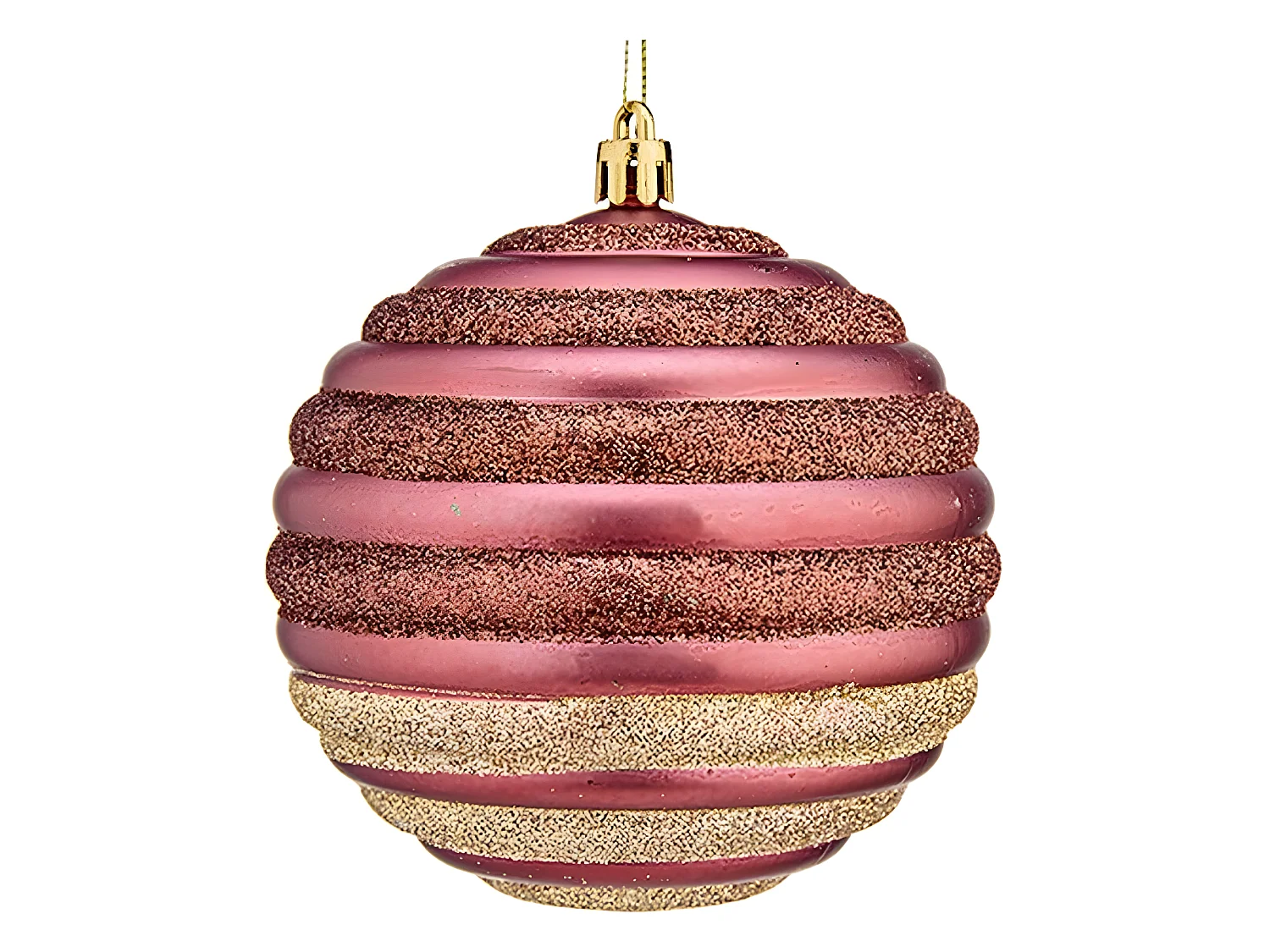 Boules de Noël Ø 10 cm Rose Plastique 10 x 11 x 10 cm
