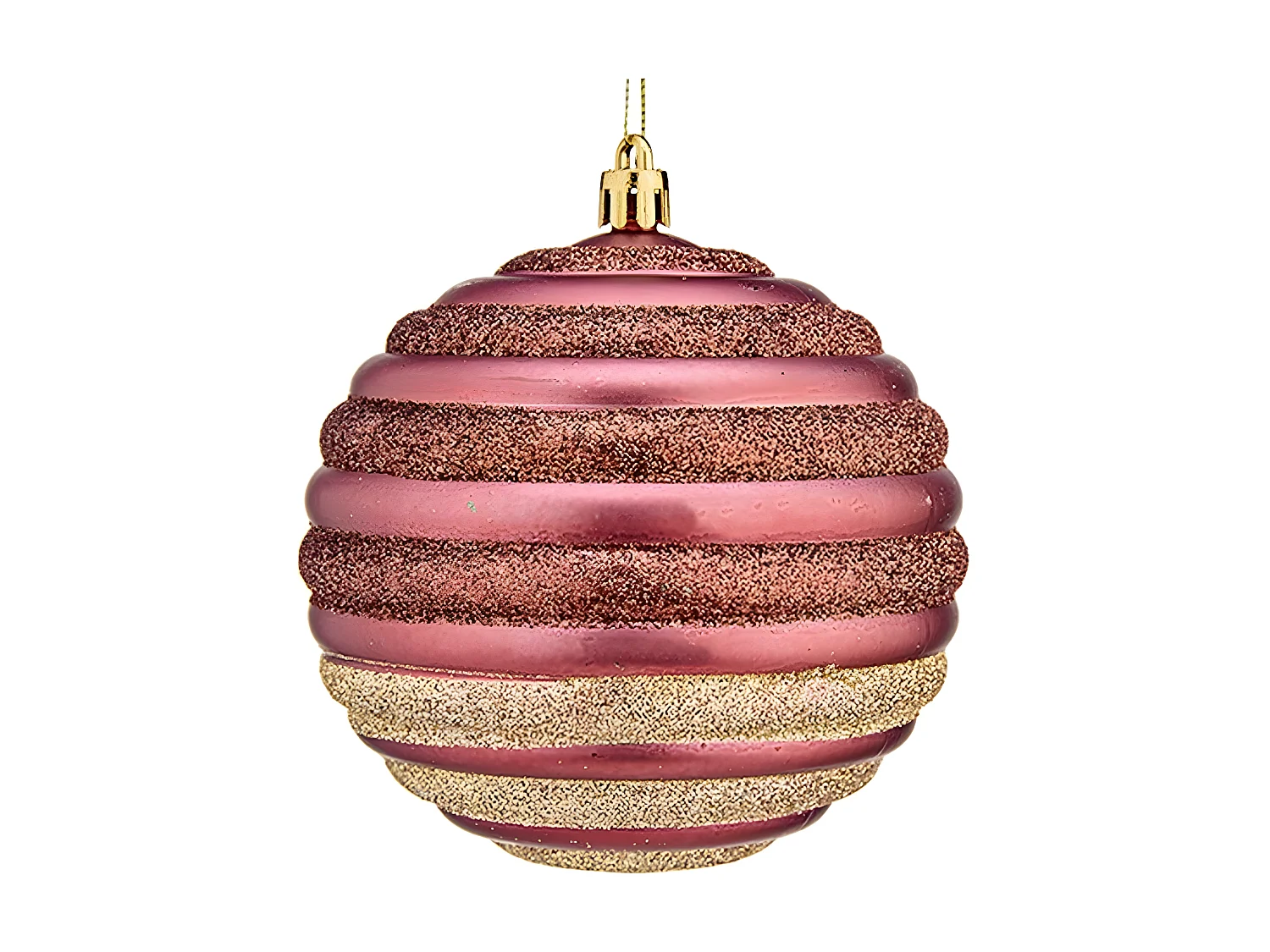 Boules de Noël Ø 10 cm Rose Plastique 10 x 11 x 10 cm